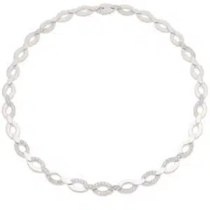 Vintage Cartier Diadea Diamond Necklace in White Gold