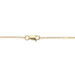 Contemporary Diamond Drop Pendant Necklace in Yellow Gold