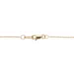 Contemporary Diamond Cross Necklace in Yellow Gold