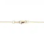 Contemporary Diamond Cross Necklace in Yellow Gold