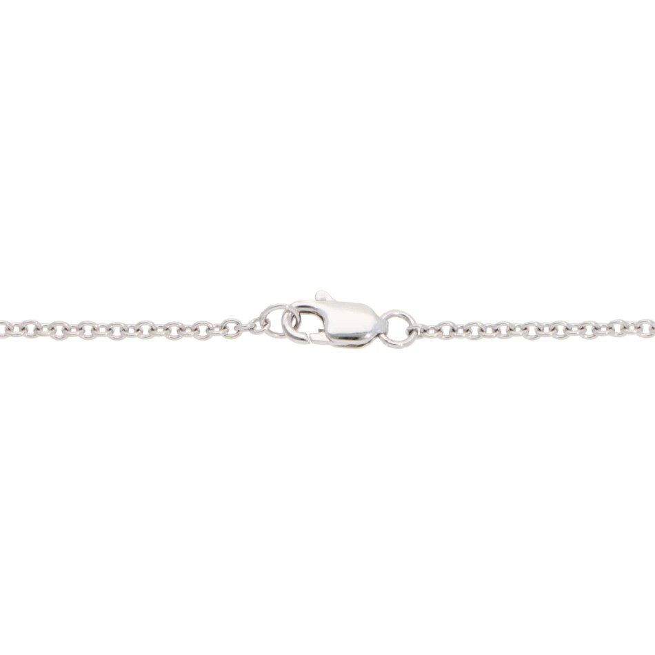 Contemporary Diamond Chain Bracelet in White Gold