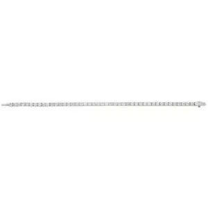 Contemporary 10.43ct Diamond Line Tennis Bracelet in White Gold