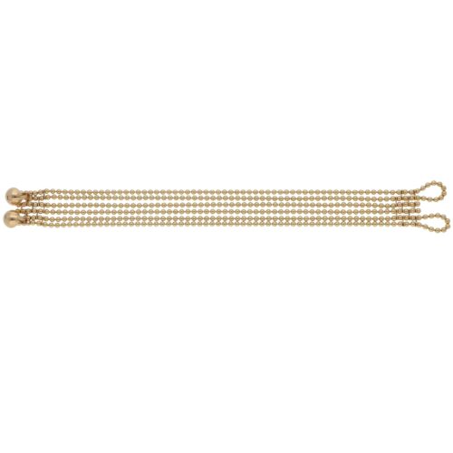 Vintage 1999 Cartier Draperie Bead Link Bracelet in Yellow Gold