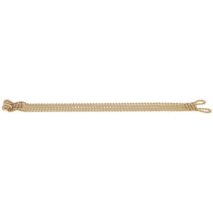 Vintage 1999 Cartier Draperie Bead Link Bracelet in Yellow Gold