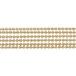Vintage 1999 Cartier Draperie Bead Link Bracelet in Yellow Gold