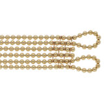 Vintage 1999 Cartier Draperie Bead Link Bracelet in Yellow Gold
