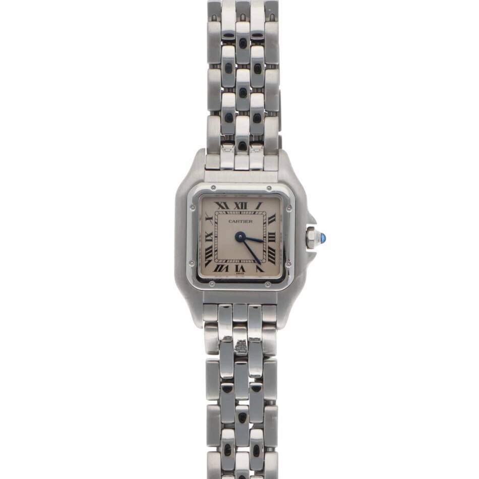 Vintage Cartier Panthère Stainless Steel Wristwatch