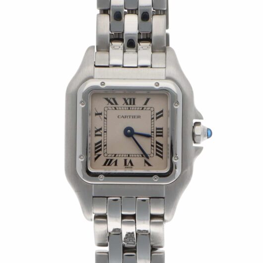 Vintage Cartier Panthère Stainless Steel Wristwatch