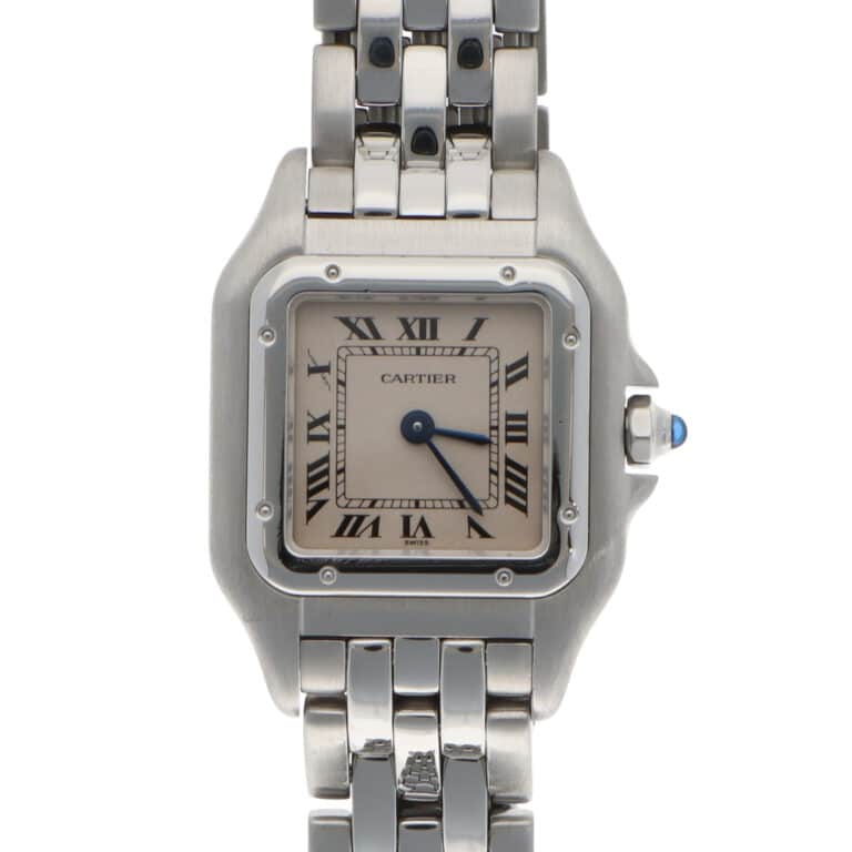 Vintage Cartier Panthère Stainless Steel Wristwatch