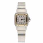 Vintage Cartier Santos Galbee 24mm 1567 Steel and Gold