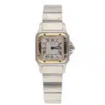 Vintage Cartier Santos Galbee 24mm 1567 Steel and Gold