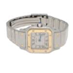 Vintage Cartier Santos Galbee 24mm 1567 Steel and Gold