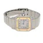 Vintage Cartier Santos Galbee 24mm 1567 Steel and Gold