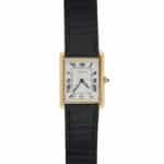Vintage Cartier Tank Louis wristwatch in yellow gold