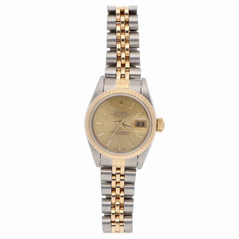 Vintage Rolex Datejust 26mm Steel and Yellow Gold