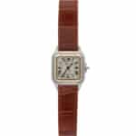 Vintage Cartier Panthère steel and yellow gold wristwatch