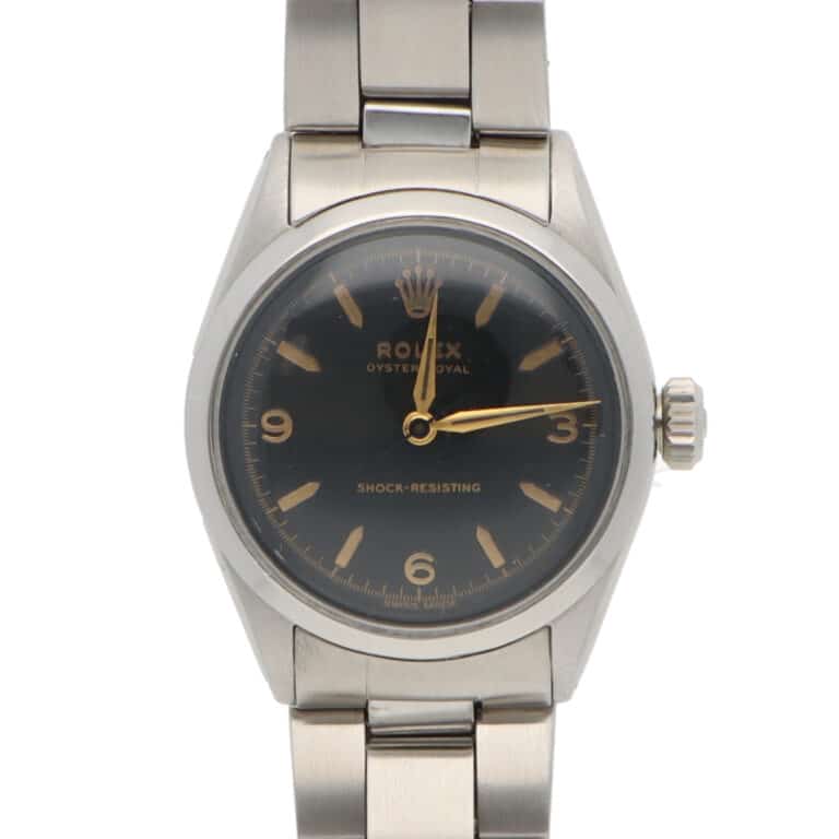 Vintage Rolex Oyster Royal wristwatch with manual winding