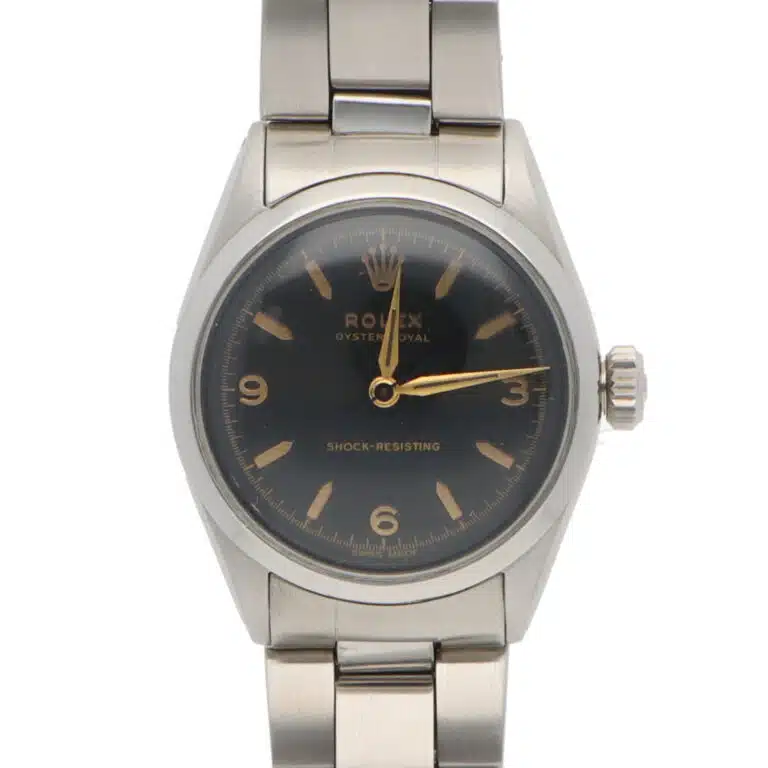Vintage Rolex Oyster Royal wristwatch with manual winding
