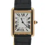 Vintage Cartier Tank Solo 24mm steel and gold watch