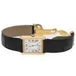 Vintage Cartier Tank Solo 24mm steel and gold watch