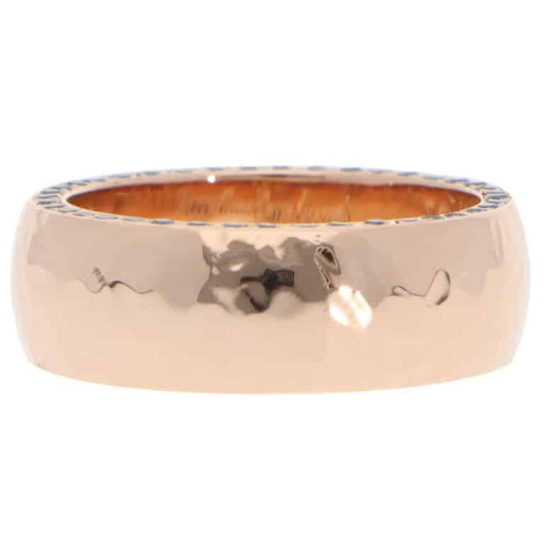 Vintage Stephen Webster Black Diamond Band in Rose Gold