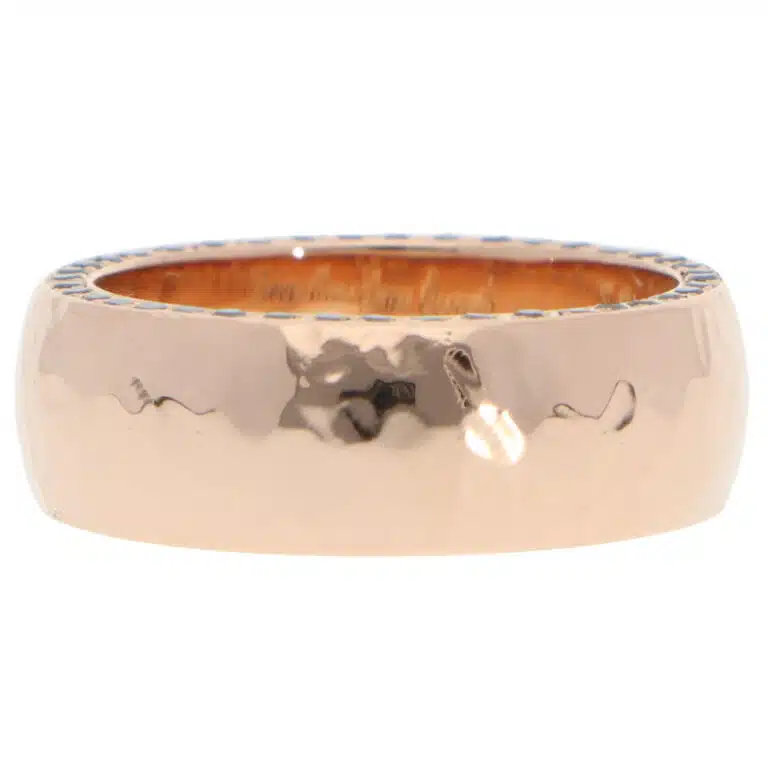 Vintage Stephen Webster Black Diamond Band in Rose Gold