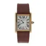 Vintage Cartier Tank Solo 24mm steel and gold watch