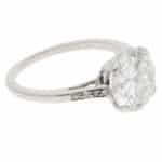 Vintage 3.02ct GIA Certified Diamond Ring in Platinum