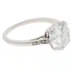 Vintage 3.02ct GIA Certified Diamond Ring in Platinum