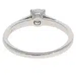 Vintage Bulgari Griffe 0.31ct Diamond Solitaire Ring in Platinum