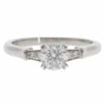 Vintage Harry Winston GIA Certified Tryst Diamond Ring