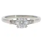Vintage Harry Winston GIA Certified Tryst Diamond Ring