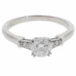 Vintage Harry Winston GIA Certified Tryst Diamond Ring