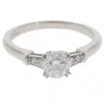 Vintage Harry Winston GIA Certified Tryst Diamond Ring