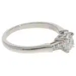 Vintage Harry Winston GIA Certified Tryst Diamond Ring