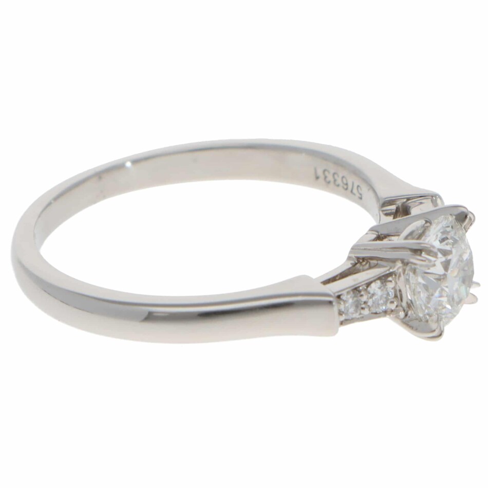 Vintage Harry Winston GIA Certified Tryst Diamond Ring