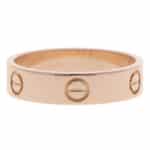 Vintage Cartier LOVE Ring in Rose Gold, Size 63