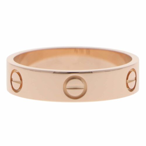 Vintage Cartier LOVE Ring in Rose Gold, Size 63