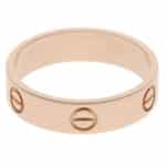Vintage Cartier LOVE Ring in Rose Gold, Size 63