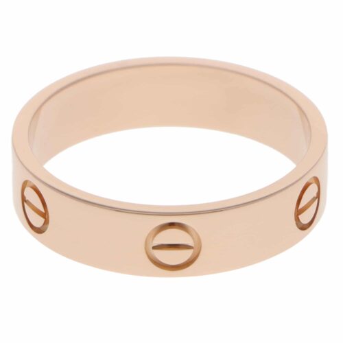 Vintage Cartier LOVE Ring in Rose Gold, Size 63