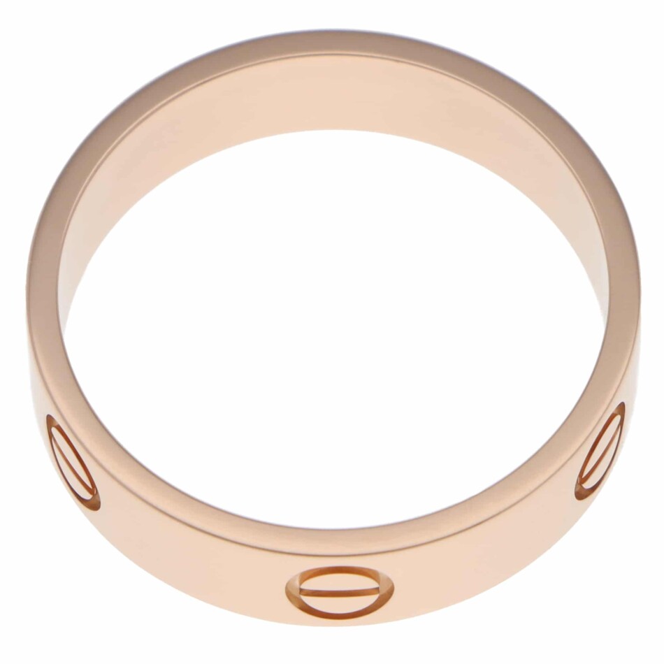 Vintage Cartier LOVE Ring in Rose Gold, Size 63
