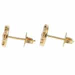 Vintage Tiffany & Co. Diamond Floral Earrings in Yellow Gold