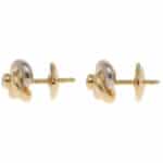 Vintage Cartier Baby Trinity Diamond Stud Earrings