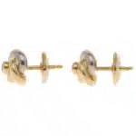 Vintage Cartier Baby Trinity Diamond Stud Earrings