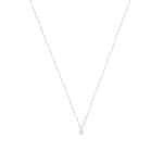 Vintage Tiffany & Co. Diamond Solitaire Necklace in Platinum
