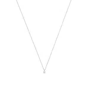 Vintage Tiffany & Co. Diamond Solitaire Necklace in Platinum
