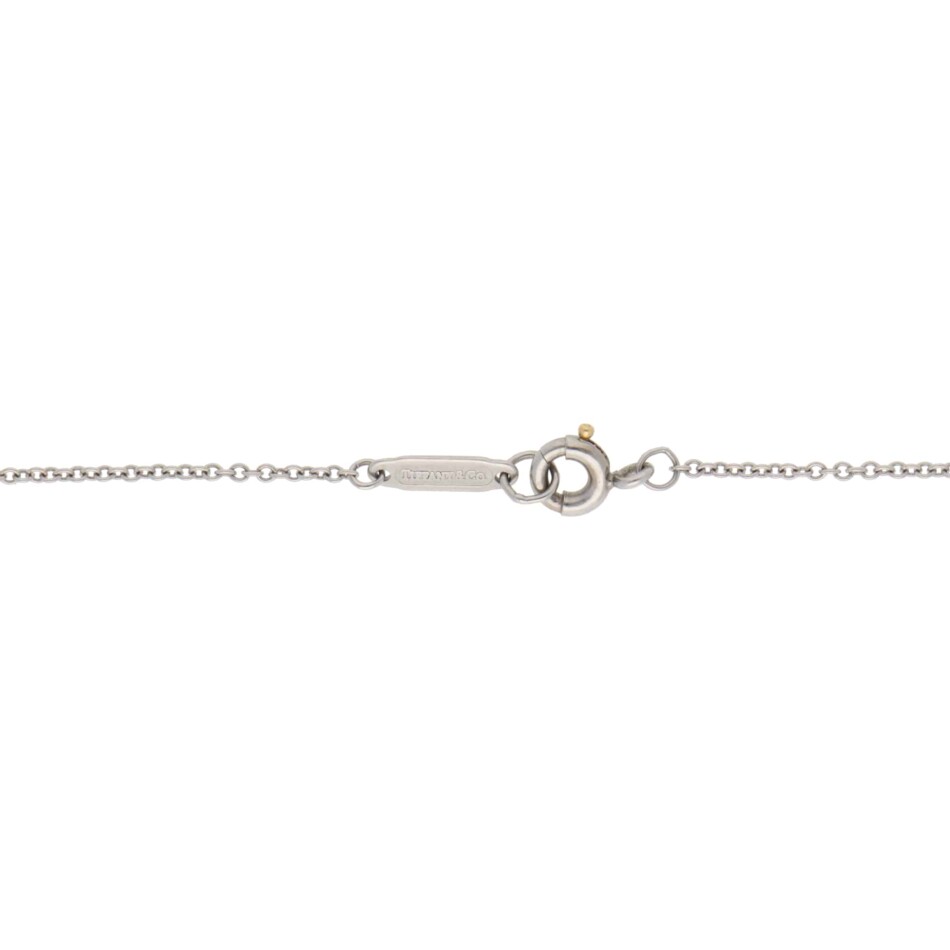 Vintage Tiffany & Co. Diamond Solitaire Necklace in Platinum