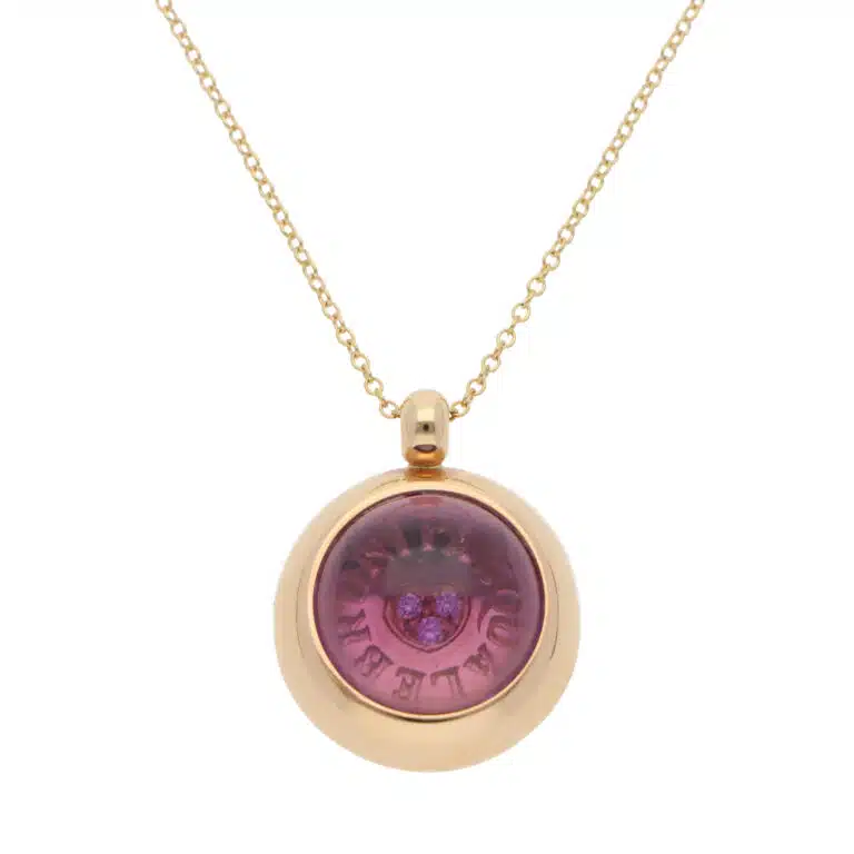 Vintage Pasquale Bruni Amethyst and Diamond Pendant Necklace