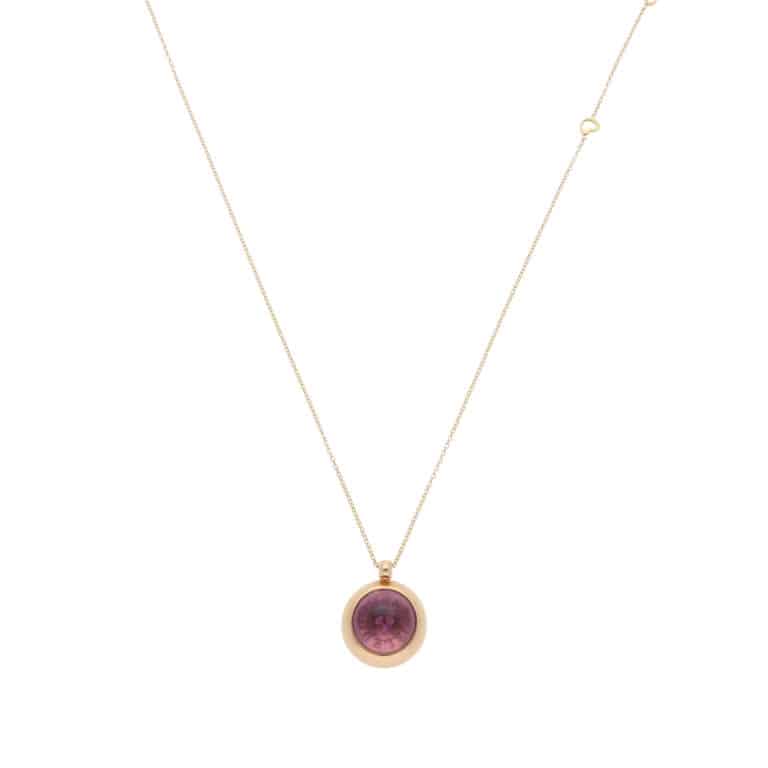 Vintage Pasquale Bruni Amethyst and Diamond Pendant Necklace