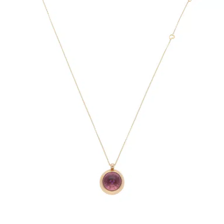 Vintage Pasquale Bruni Amethyst and Diamond Pendant Necklace